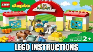 LEGO DUPLO 10951 Horse Stable and Pony Care building instructions