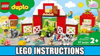 LEGO DUPLO 10952 Barn, Tractor & Farm Animal Care building instructions