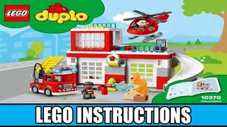 LEGO DUPLO 10970 Fire Station & Helicopter building instructions
