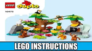 LEGO DUPLO 10973 Wild Animals of South America building instructions