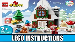 LEGO DUPLO 10976 Santa's Gingerbread House building instructions