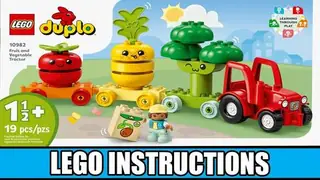LEGO DUPLO 10982 Fruit and Vegetable Tractor building instructions