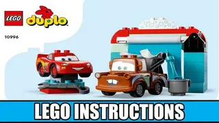 LEGO DUPLO 10996 Lightning McQueen & Mater's Car Wash Fun building instructions