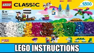 LEGO Classic 11033 Creative Fantasy Universe building instructions