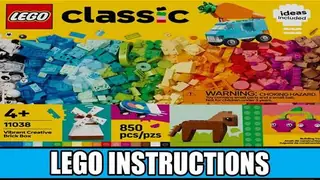 LEGO Classic 11038 Vibrant Creative Brick Box building instructions