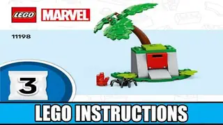 LEGO Marvel 11198 Spin and Electro Dinosaur Vehicle Chase building instructions
