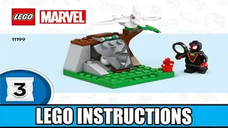 LEGO Marvel 11199 Team Spidey Dino Crawler Rescue building instructions
