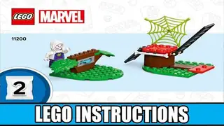 LEGO Marvel 11200 Spidey and Gobby's Raptor Battle at Tree House HQ building instructions