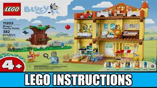 LEGO 11203 Bluey's Family House building instructions