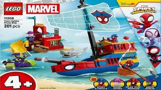 LEGO Marvel 11208 Team Spidey Pirate Ship building instructions