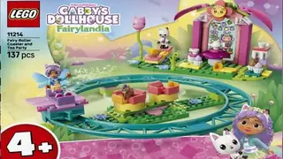 LEGO Gabby's Dollhouse 11214 Fairy Roller Coaster and Tea Party building instructions