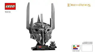LEGO Icons 11373 The Lord of the Rings: Sauron's Helmet building instructions