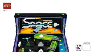 LEGO Icons 11374 Arcade Pinball Machine building instructions