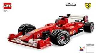 LEGO Icons 11375 Ferrari F2004 & Michael Schumacher building instructions