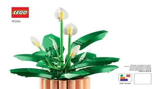 LEGO Botanicals 11504 Peace Lily building instructions