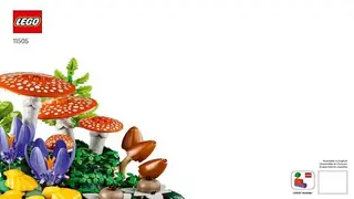LEGO Botanicals 11505 Woodland Mushrooms building instructions