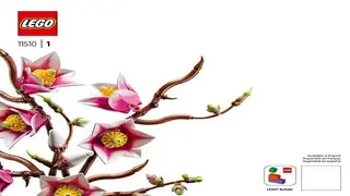 LEGO Botanicals 11510 Magnolia Branches building instructions
