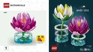 LEGO Botanicals 11511 Water Lilies building instructions