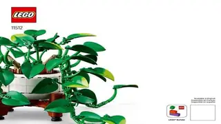LEGO Botanicals 11512 Hanging Golden Pothos building instructions
