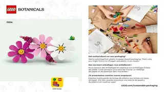 LEGO Botanicals 11514 Cosmos Flowers building instructions