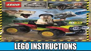 LEGO 122009 Jurassic World - Vic Hoskins with Buggy - Magazine Gift building instructions