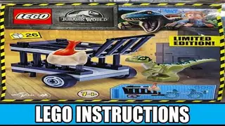 LEGO 122010 Jurassic World - Baby Dino Transport - Magazine Gift building instructions