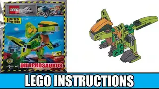 LEGO Jurassic World 122115 Dilophosaurus building instructions