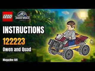 LEGO 122223 Jurassic World - Owen and Quad - Magazine Gift building instructions