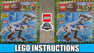 LEGO Jurassic World 122225 Blue Raptor building instructions