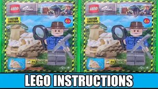 LEGO Jurassic World 122334 Alan with Dino Skeleton building instructions