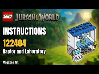 LEGO Jurassic World 122404 Raptor and Laboratory building instructions