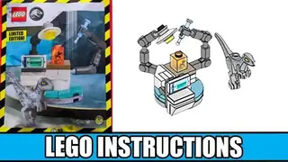 LEGO Jurassic World 122405 Velociraptor Baby with DNA Lab building instructions