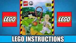 LEGO Jurassic World 122409 Robert Muldoon and Raptor building instructions