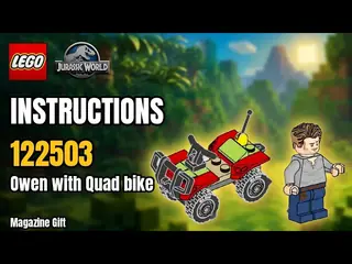 LEGO Jurassic World 122503 Owen with Quad bike building instructions