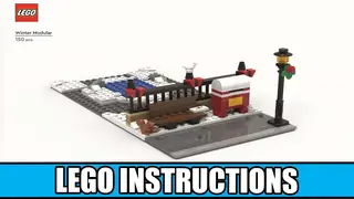 LEGO 2023 LEGO Modular1 Instructions - Modular Pick a Brick Model - Winter Modular - Black Friday building instructions