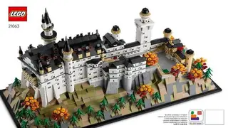 LEGO Architecture 21063 Neuschwanstein Castle building instructions
