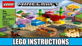 LEGO Minecraft 21164 The Coral Reef building instructions