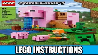 LEGO Minecraft 21170 The Pig House building instructions