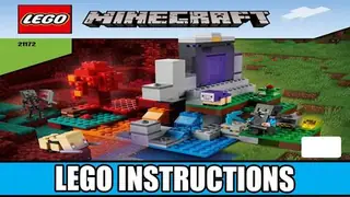 LEGO Minecraft 21172 The Ruined Portal building instructions