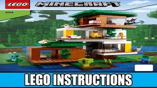 LEGO Minecraft 21174 The Modern Treehouse building instructions