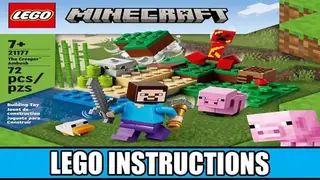 LEGO Minecraft 21177 The Creeper Ambush building instructions