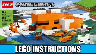 LEGO Minecraft 21178 The Fox Lodge building instructions