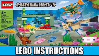LEGO Minecraft 21180 The Guardian Battle building instructions