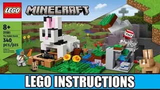 LEGO Minecraft 21181 The Rabbit Ranch building instructions