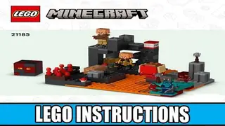 LEGO Minecraft 21185 The Nether Bastion building instructions