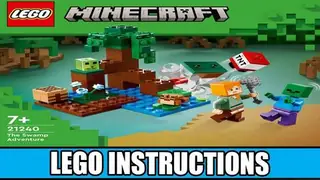 LEGO Minecraft 21240 The Swamp Adventure building instructions