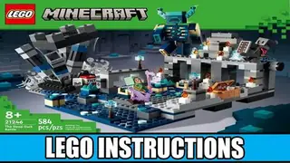 LEGO Minecraft 21246 The Deep Dark Battle building instructions