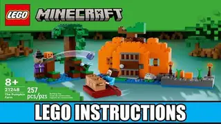 LEGO Minecraft 21248 The Pumpkin Farm building instructions