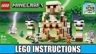 LEGO Minecraft 21250 The Iron Golem Fortress building instructions