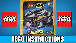 LEGO DC 212502 Batcopter building instructions